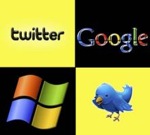 Twitter, Google en Microsoft