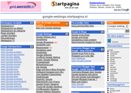 google weblogs startpagina